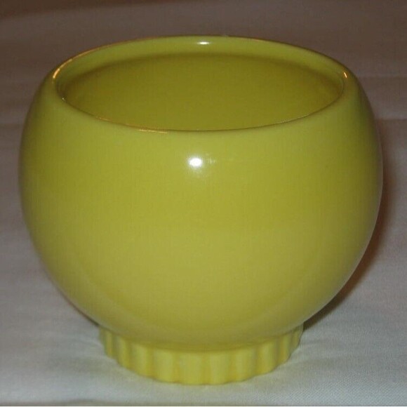 Franciscan Ware 1941-1942 Yellow Toastmaster Junior Toast Jam Container Jar Cup - Picture 1 of 4